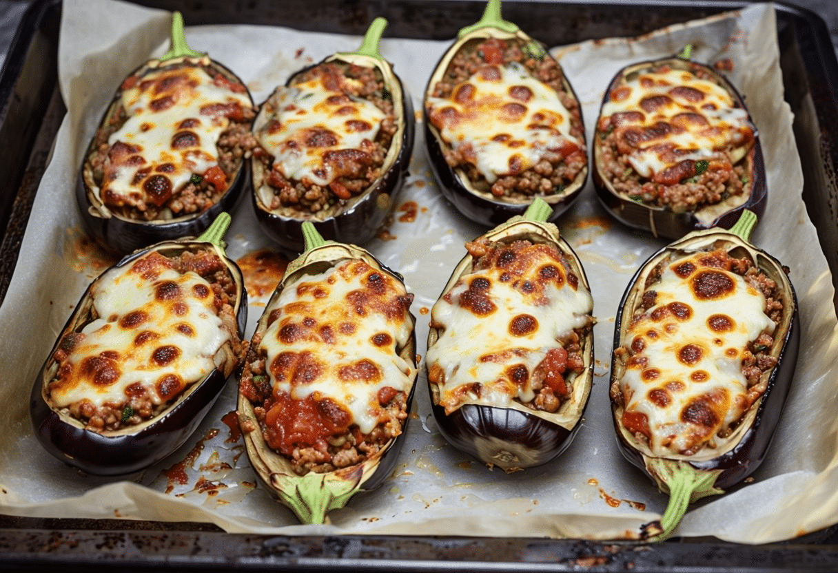 Berenjenas rellenas de la abuela Berenjenas rellenas de la abuela