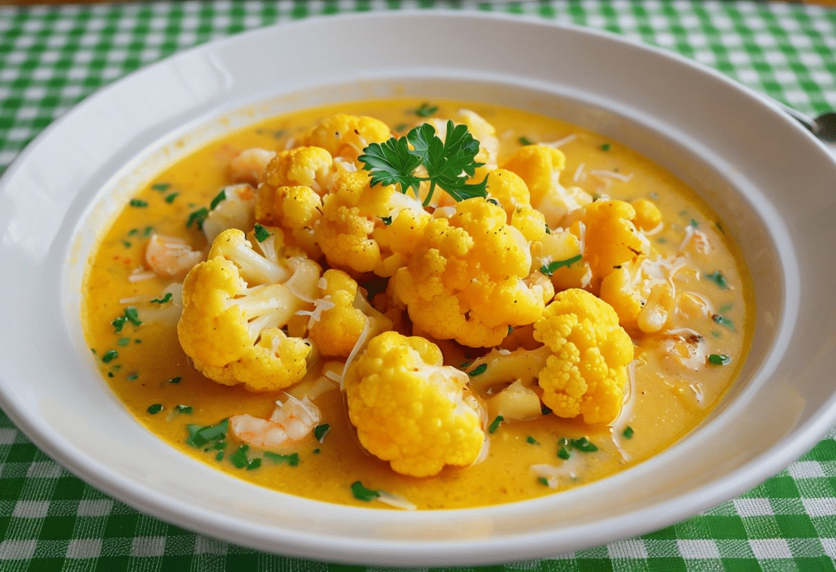Sopa de coliflor de la abuela Cómo hacer sopa de coliflor de la abuela paso a paso