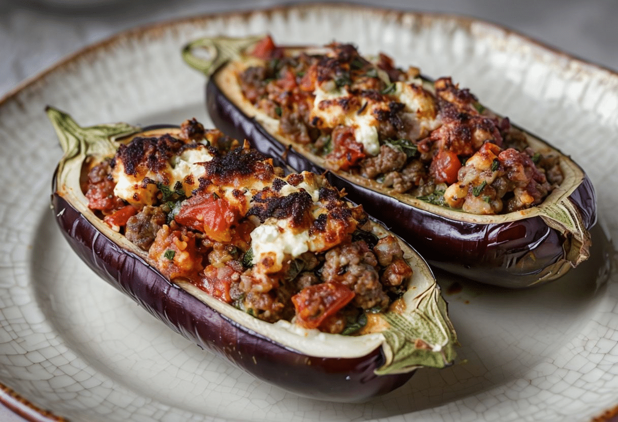 Berenjenas rellenas de la abuela Berenjenas rellenas de la abuela