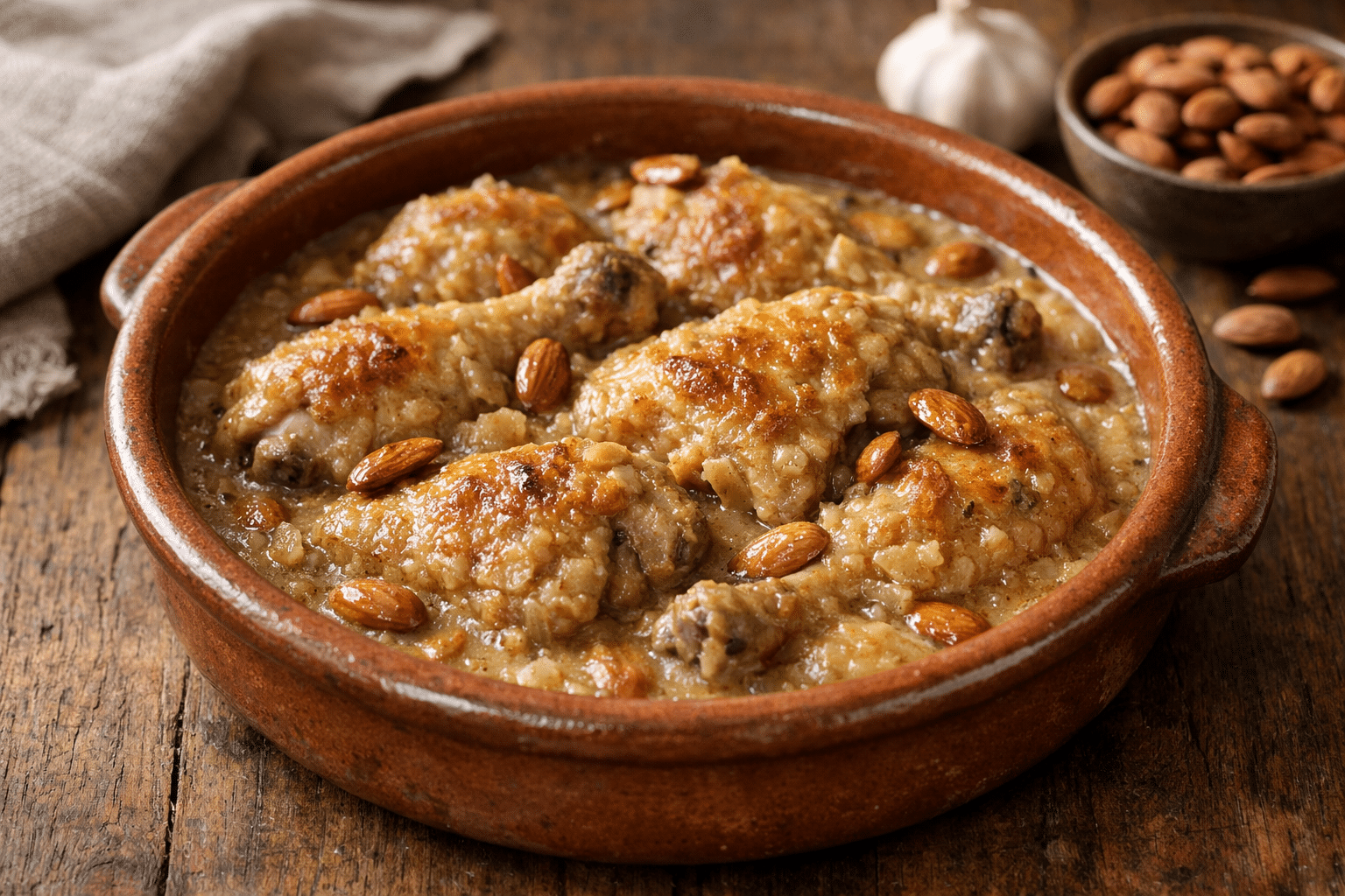 Pollo con almendras de la abuela pollo con almendras de la abuela