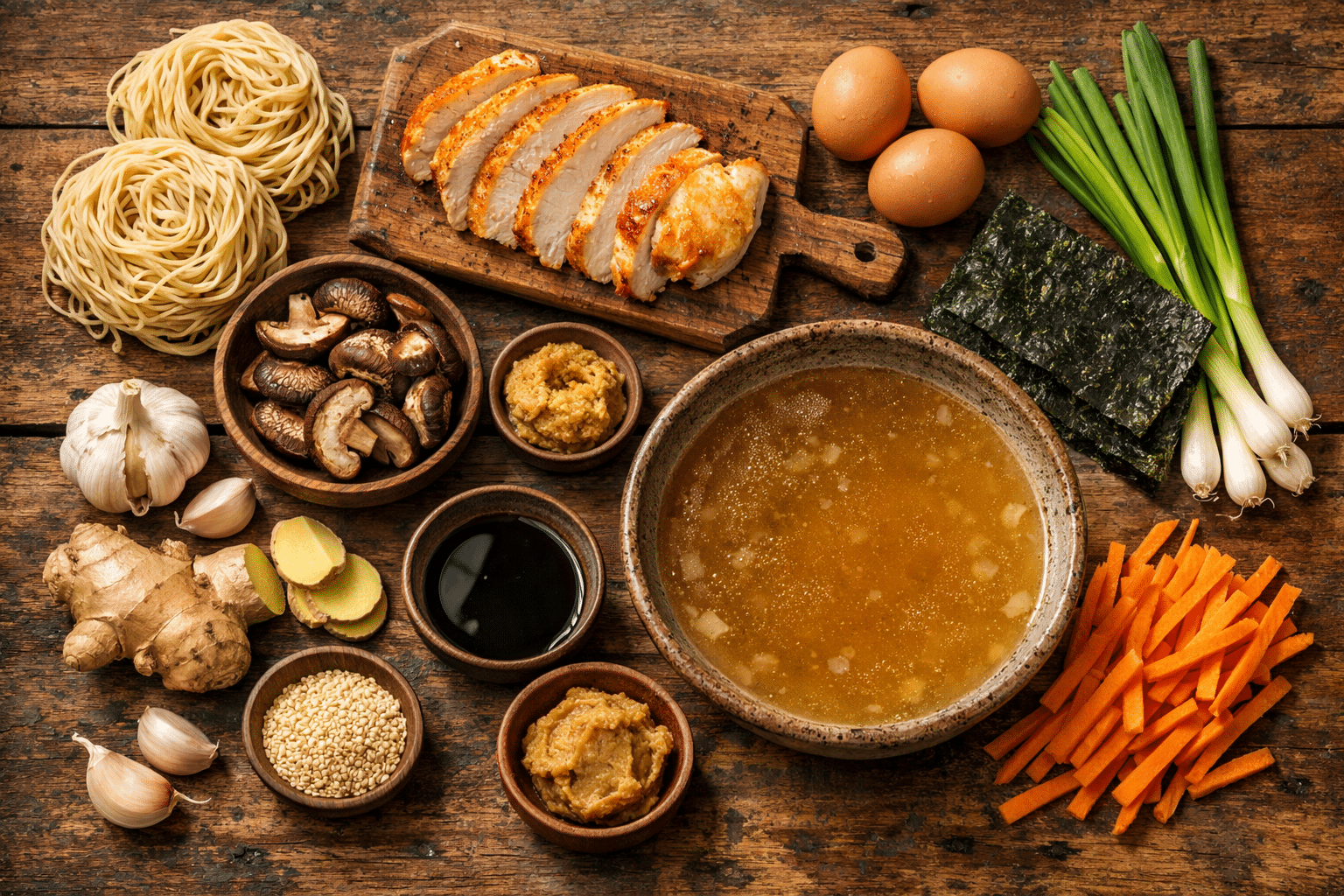 Receta de Ramen Ingredientes para hacer ramen casero