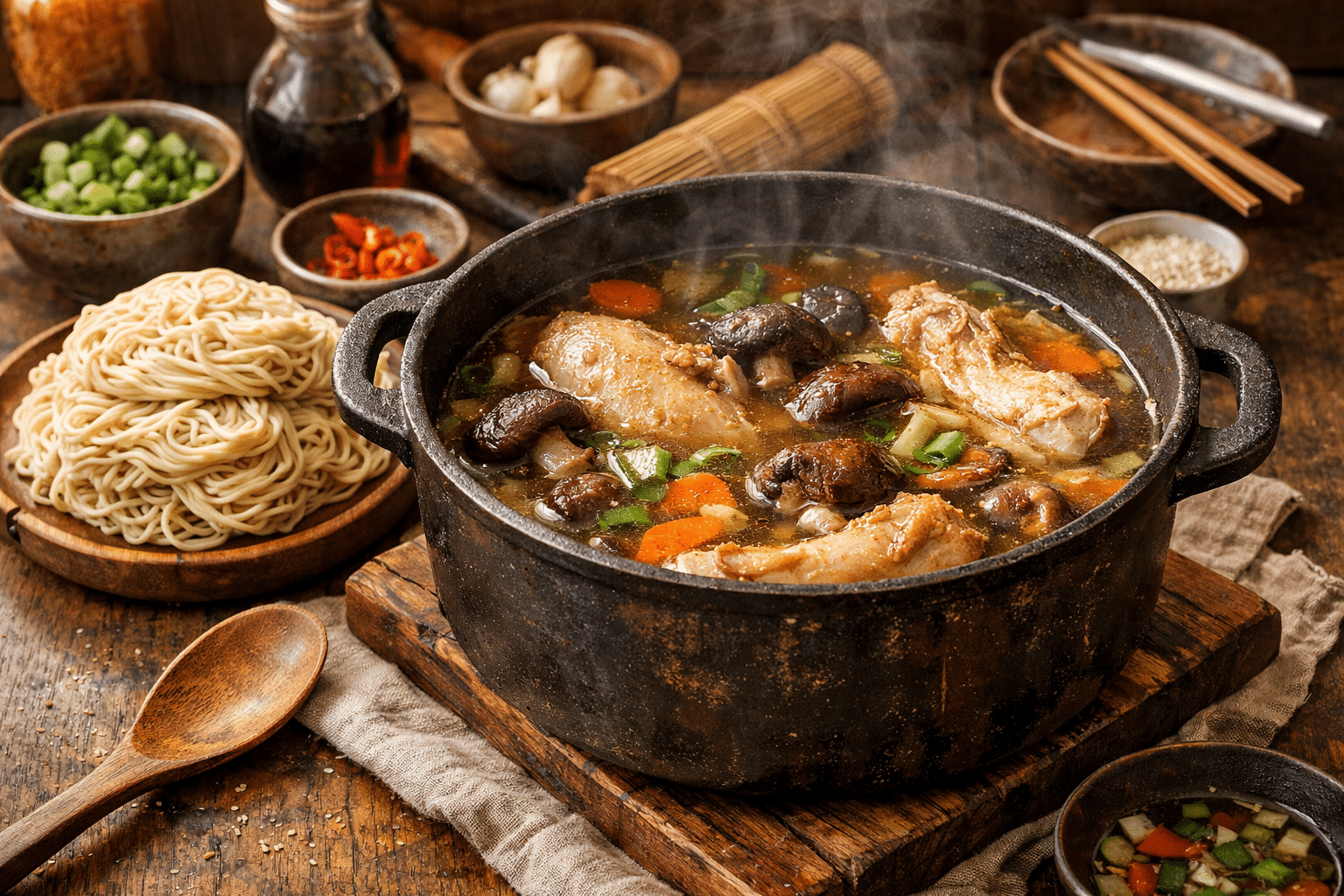 Receta de Ramen Cocina los fideos del ramen casero