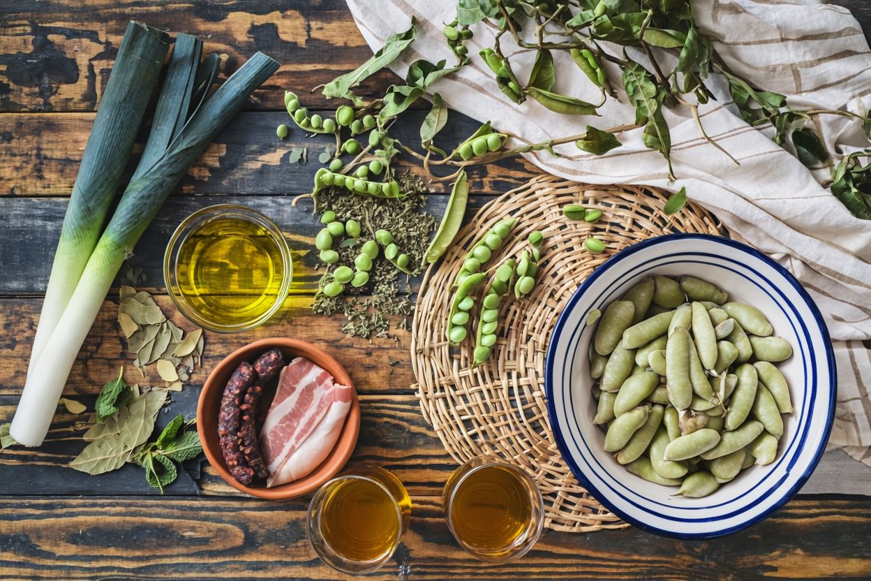 Habas a la catalana Habas a la catalana