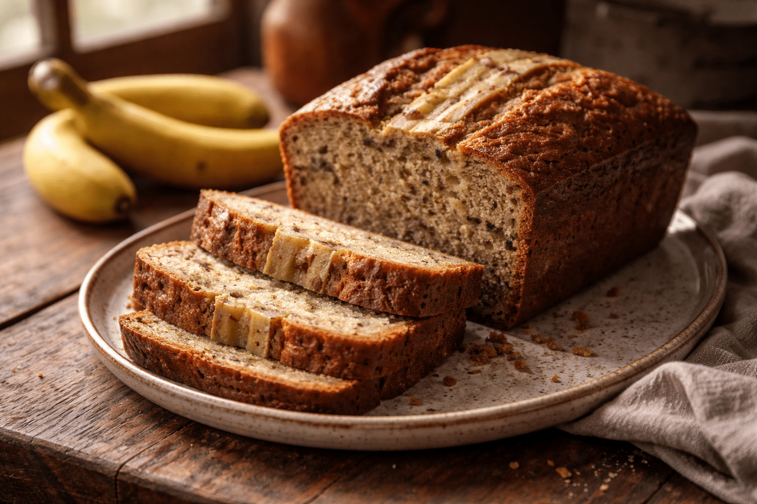 Banana bread en Thermomix Banana Bread Thermomix Saludable