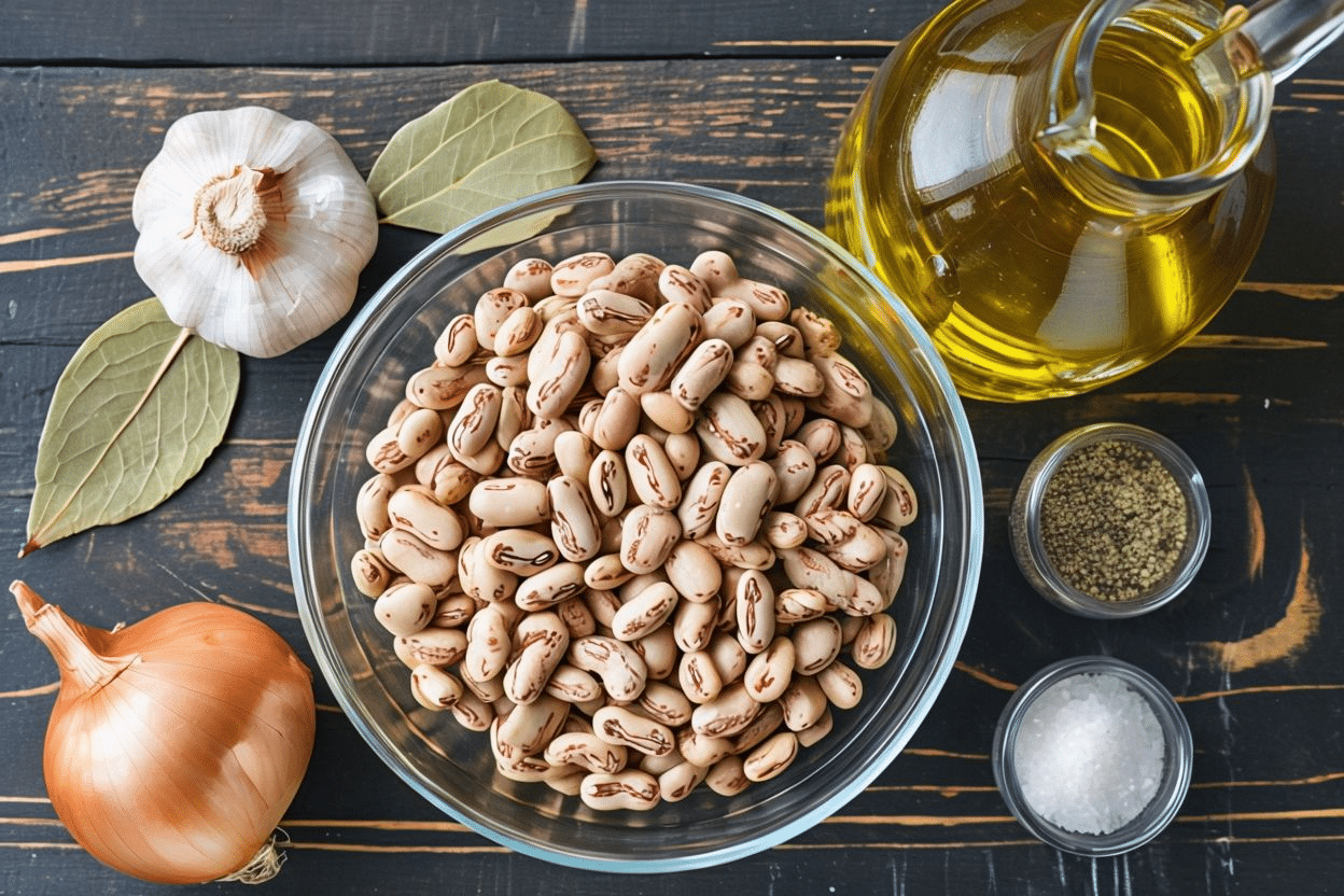 Receta de Frijoles Caseros ingredientes de receta de frijoles