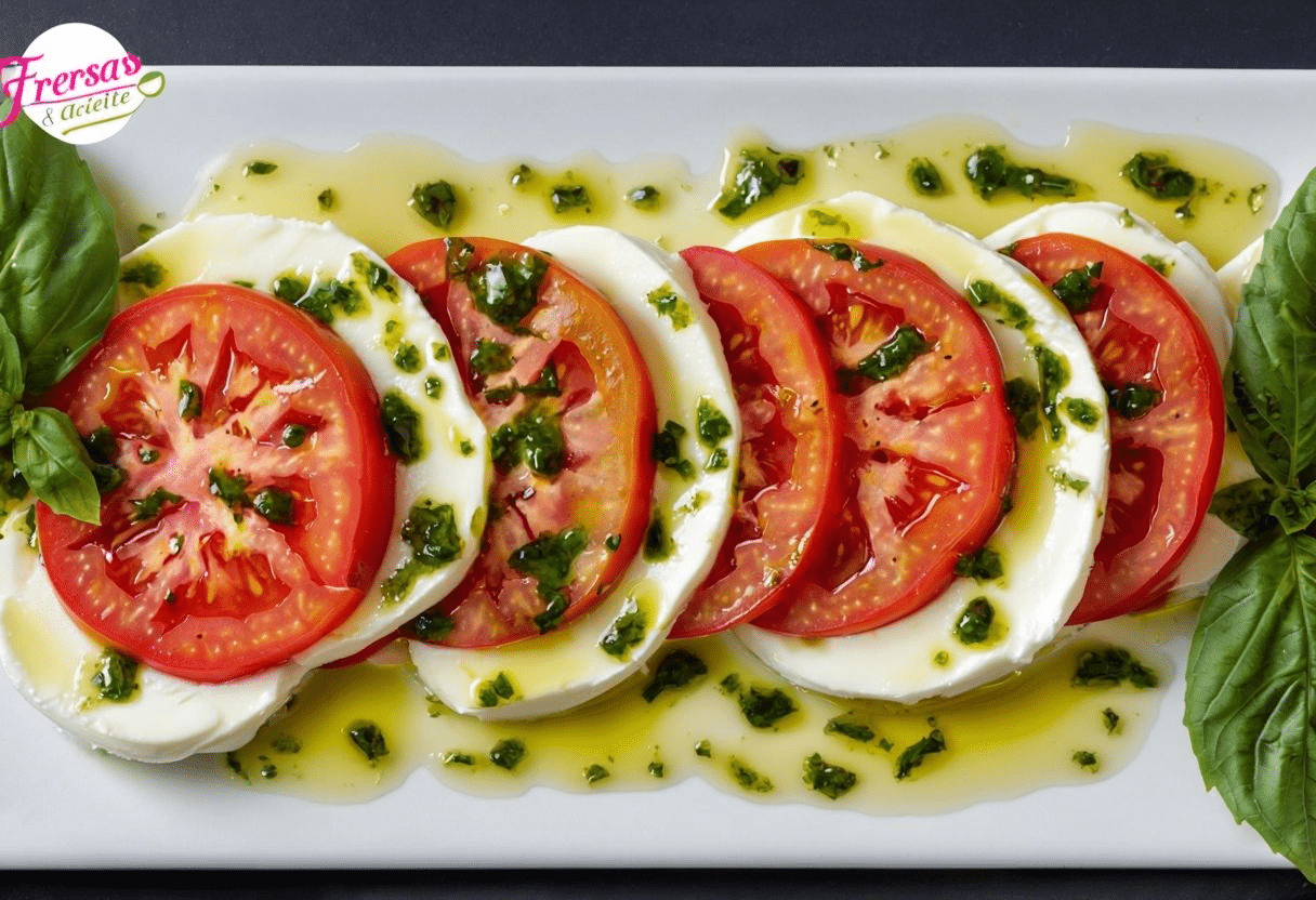 10 tipos de ensaladas fáciles para Disfrutar todo el Año ensalada caprese