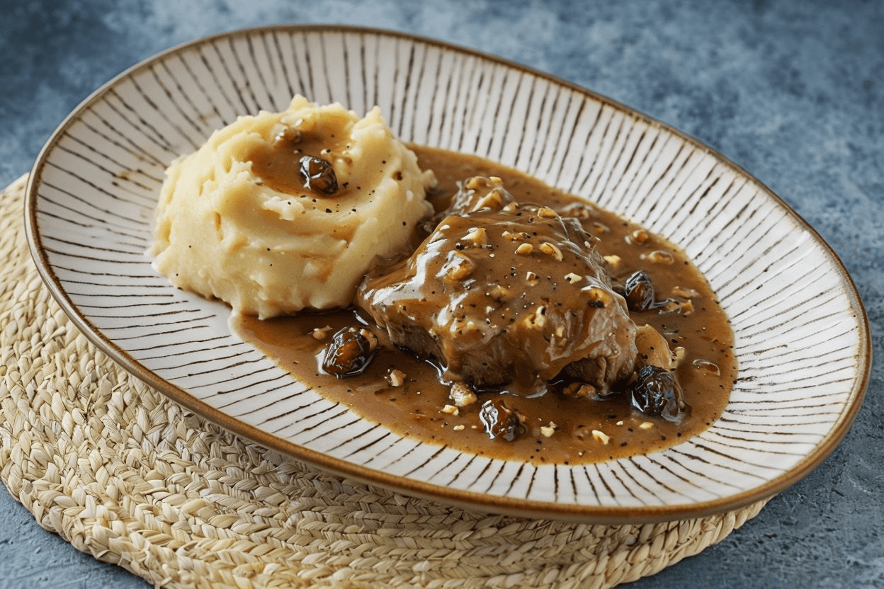 Carrilleras al vino tinto de la abuela Carrilleras al vino tinto de la abuela con puré de patata y salsa casera