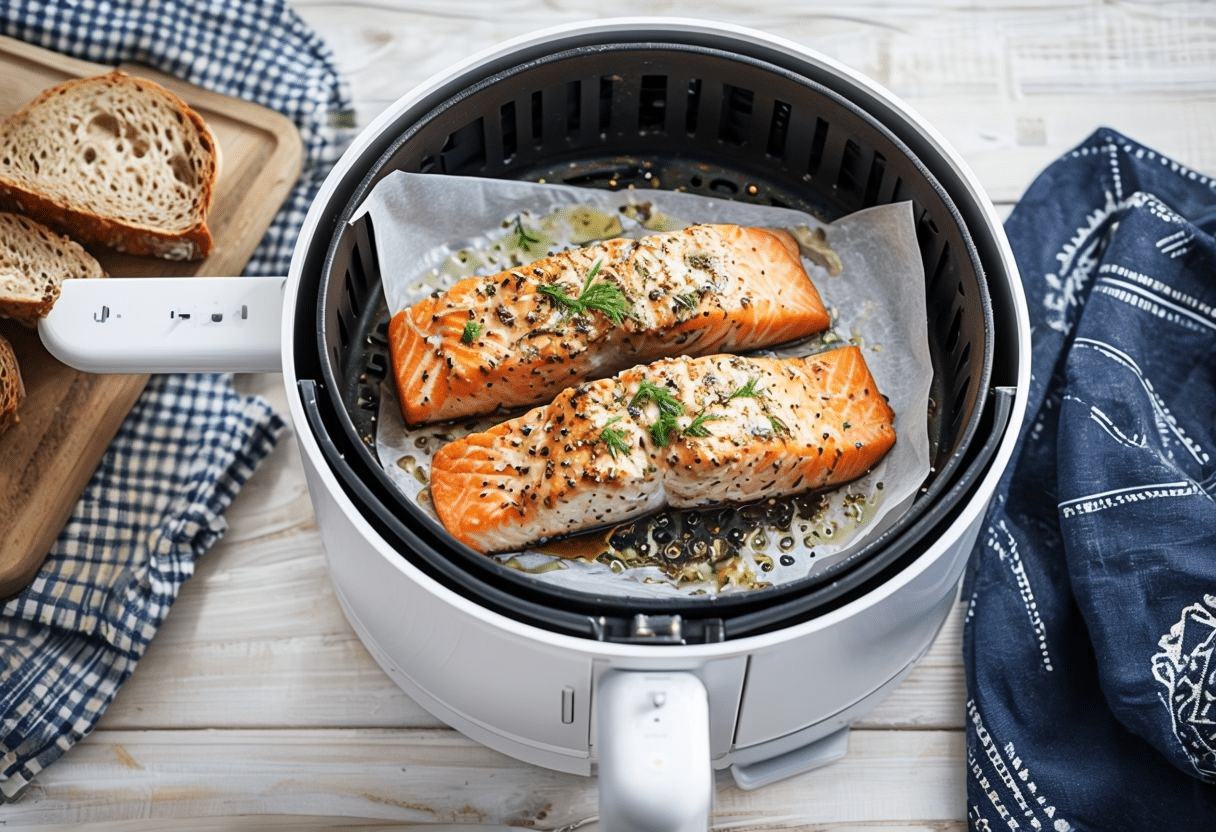 salmon en freidora de aire salmon en freidora de aire