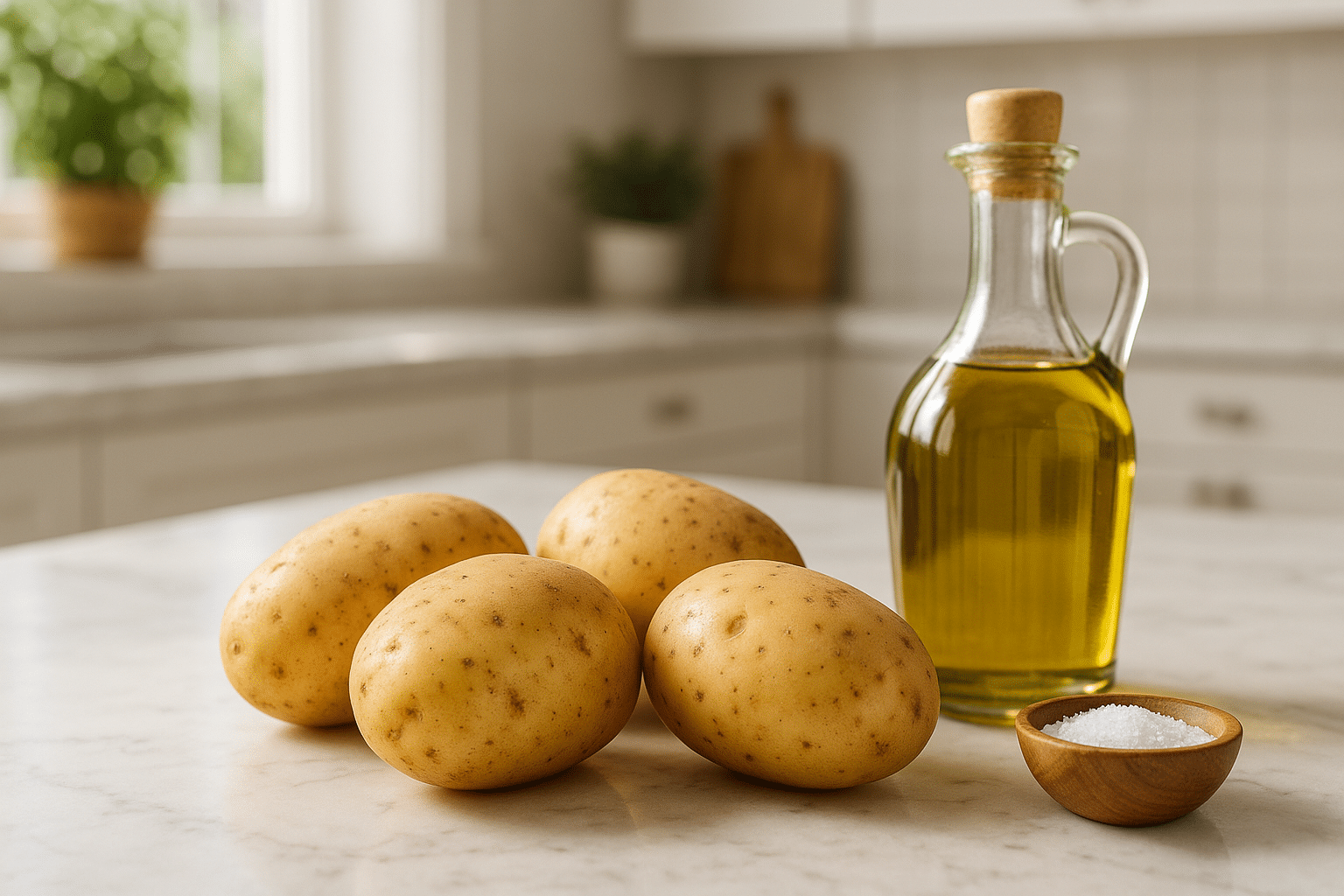 Ingredientes para preparar Patatas Bravas Ingredientes para preparar Patatas Bravas