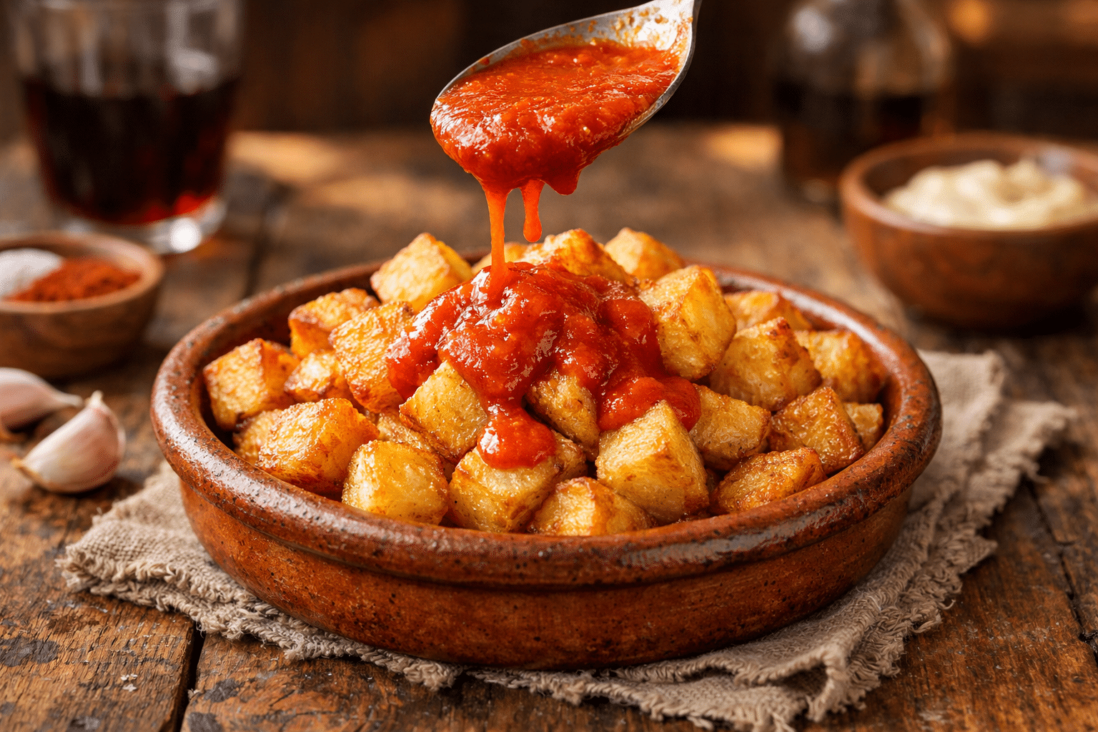 Patatas bravas Patatas bravas receta auténtica