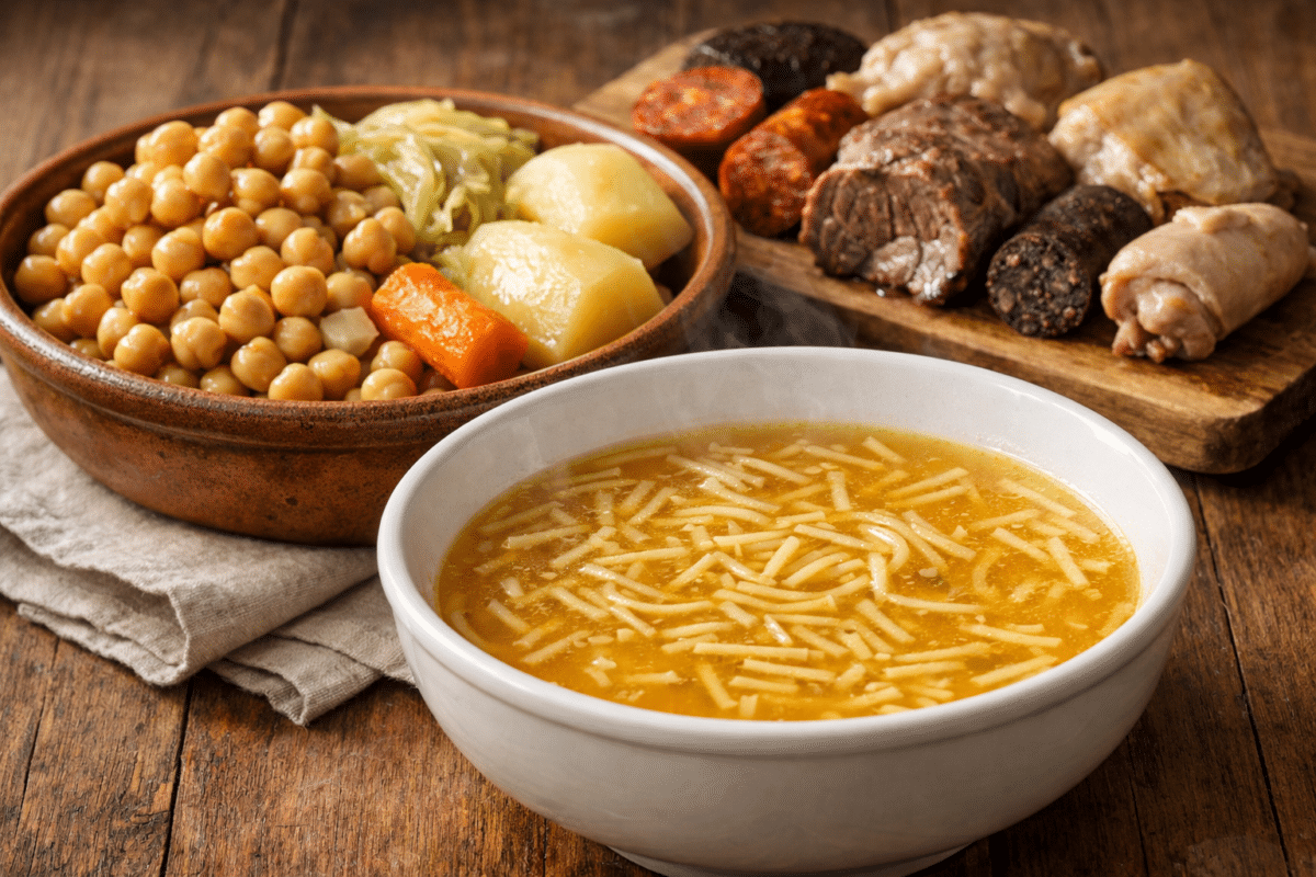 Cocido Madrile o Tradicional Receta De La Abuela Paso A Paso