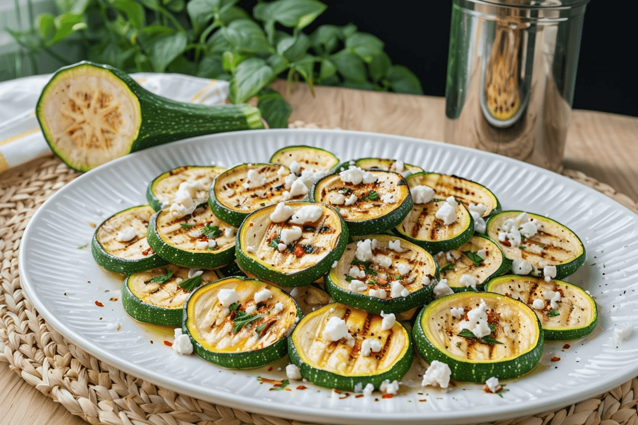 Calabacin en freidora de aire Calabacin en freidora de aire