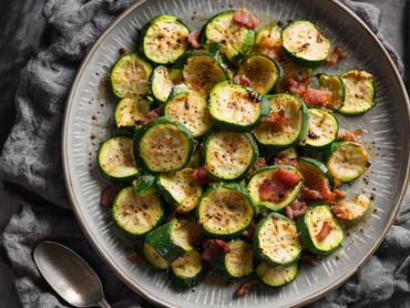 Calabacin en freidora de aire Calabacin en freidora de aire