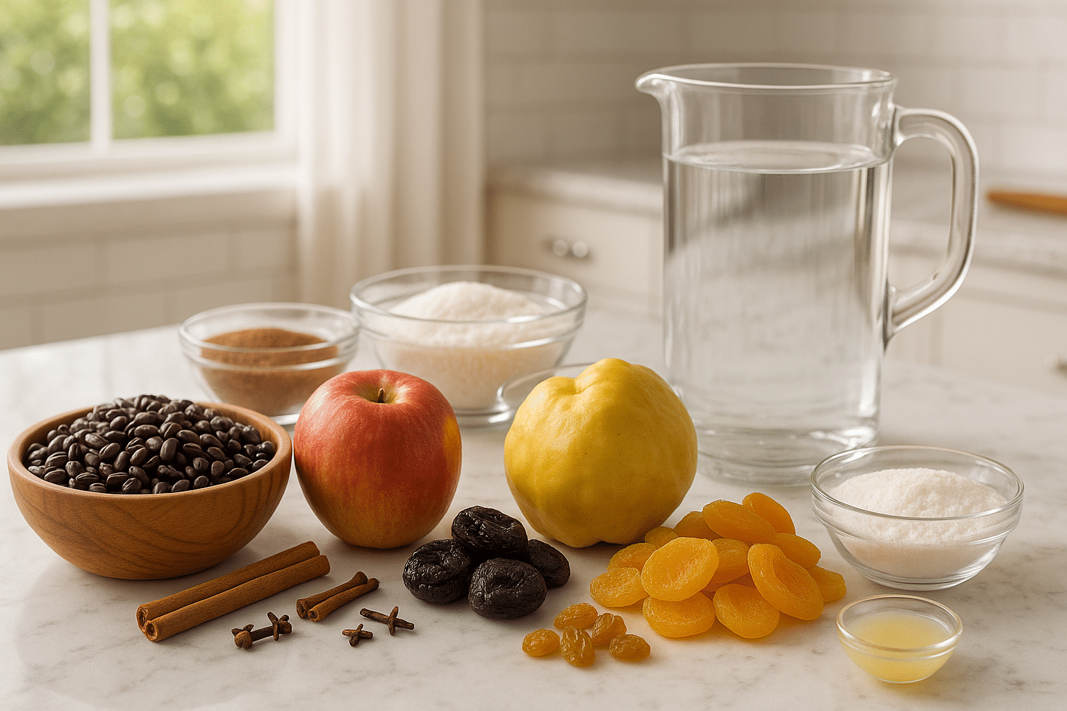 Ingredientes para preparar Mazamorra Morada Ingredientes para preparar Mazamorra Morada