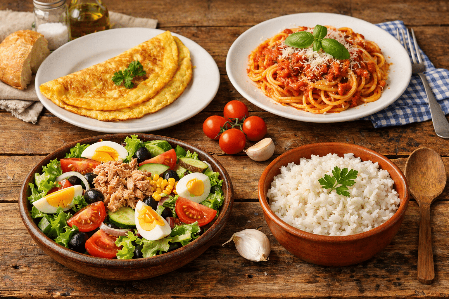 Recetas de Cocina para Principiantes Recetas rápidas para principiantes cuando no tienes tiempo
