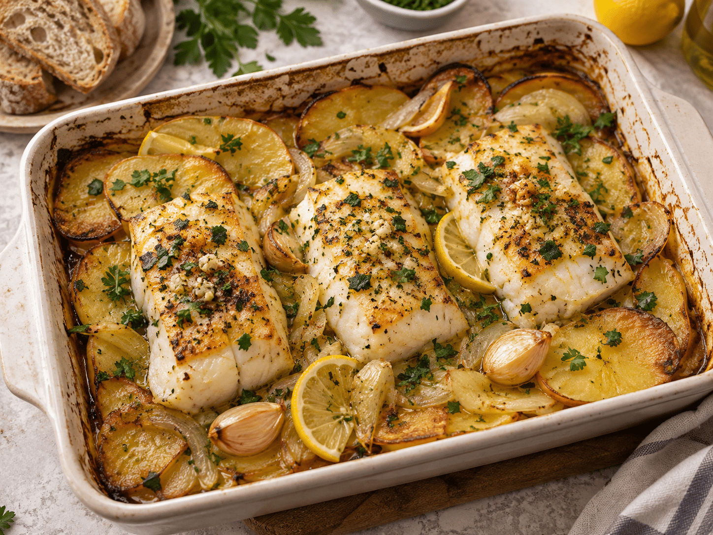Bacalao a la Portuguesa Bacalao a la portuguesa