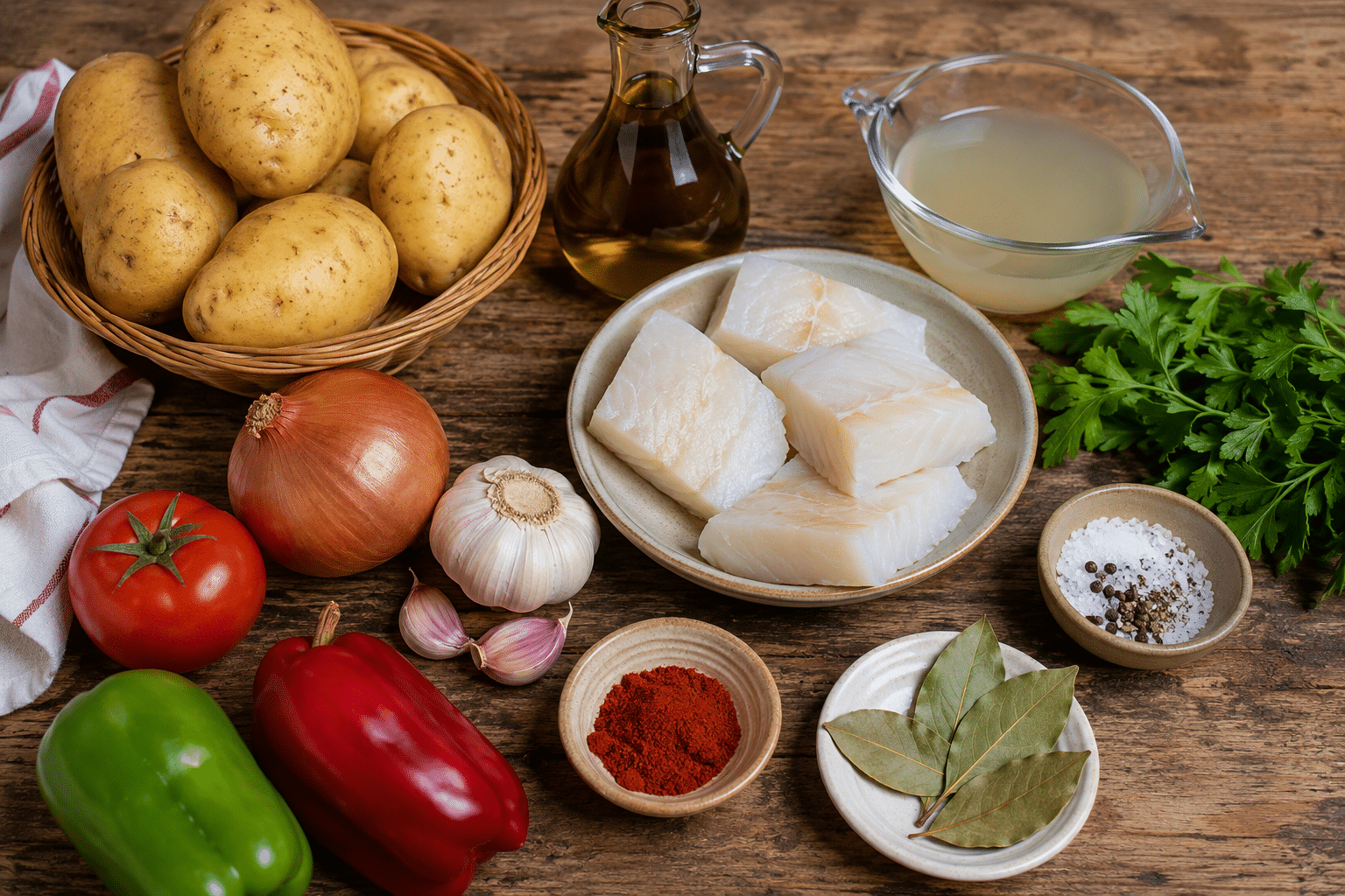 Patatas con Bacalao Ingredientes para hacer patatas con bacalao