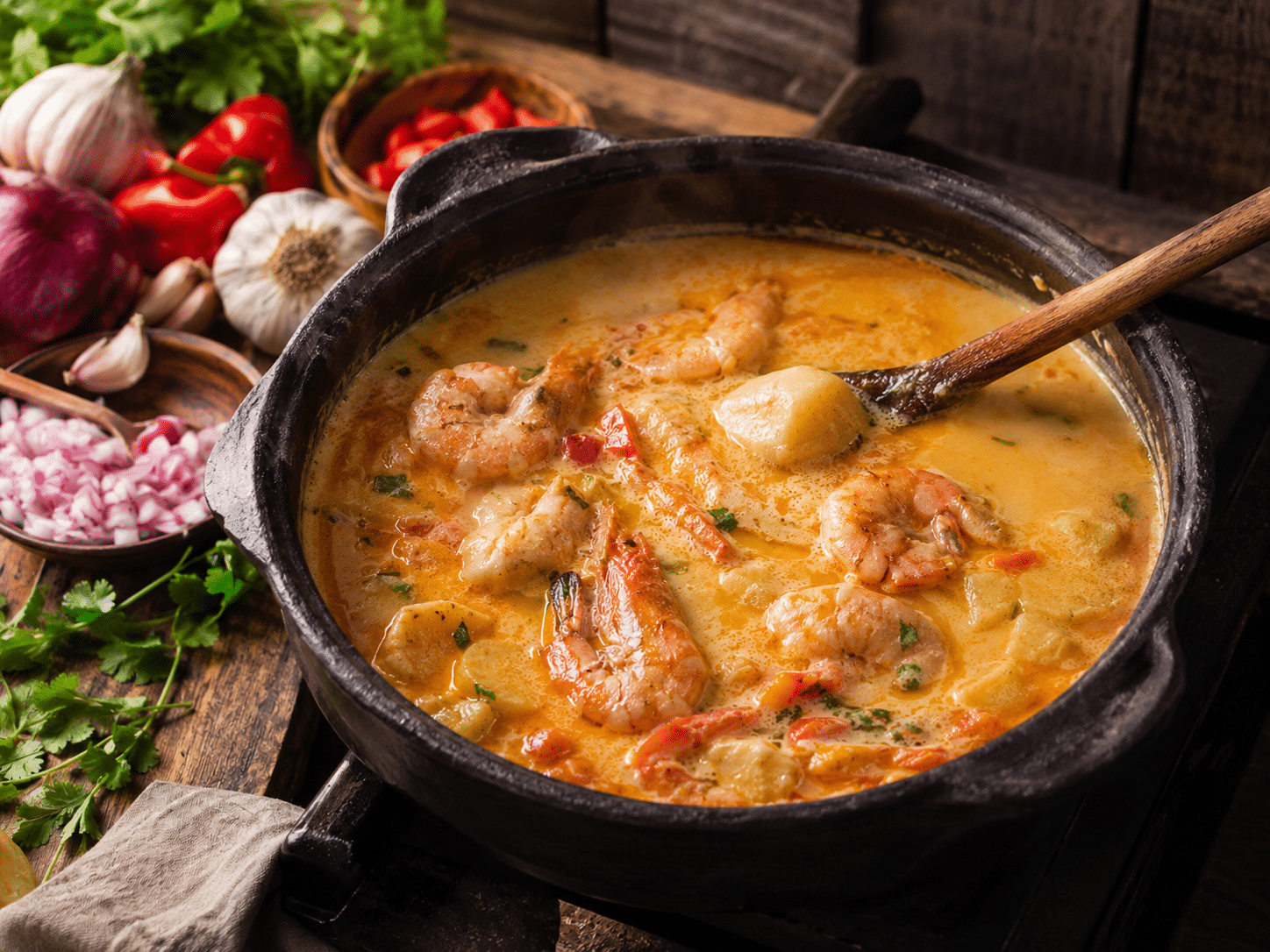 El mejor Chupe de Camarones - ¡Receta fácil y sabrosa! chupe de camarones peruano