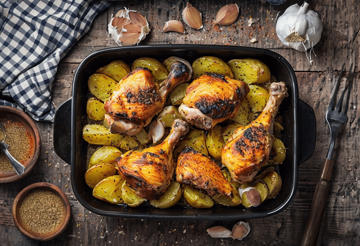 Pollo al Horno con Patatas Pollo al Horno con Patatas