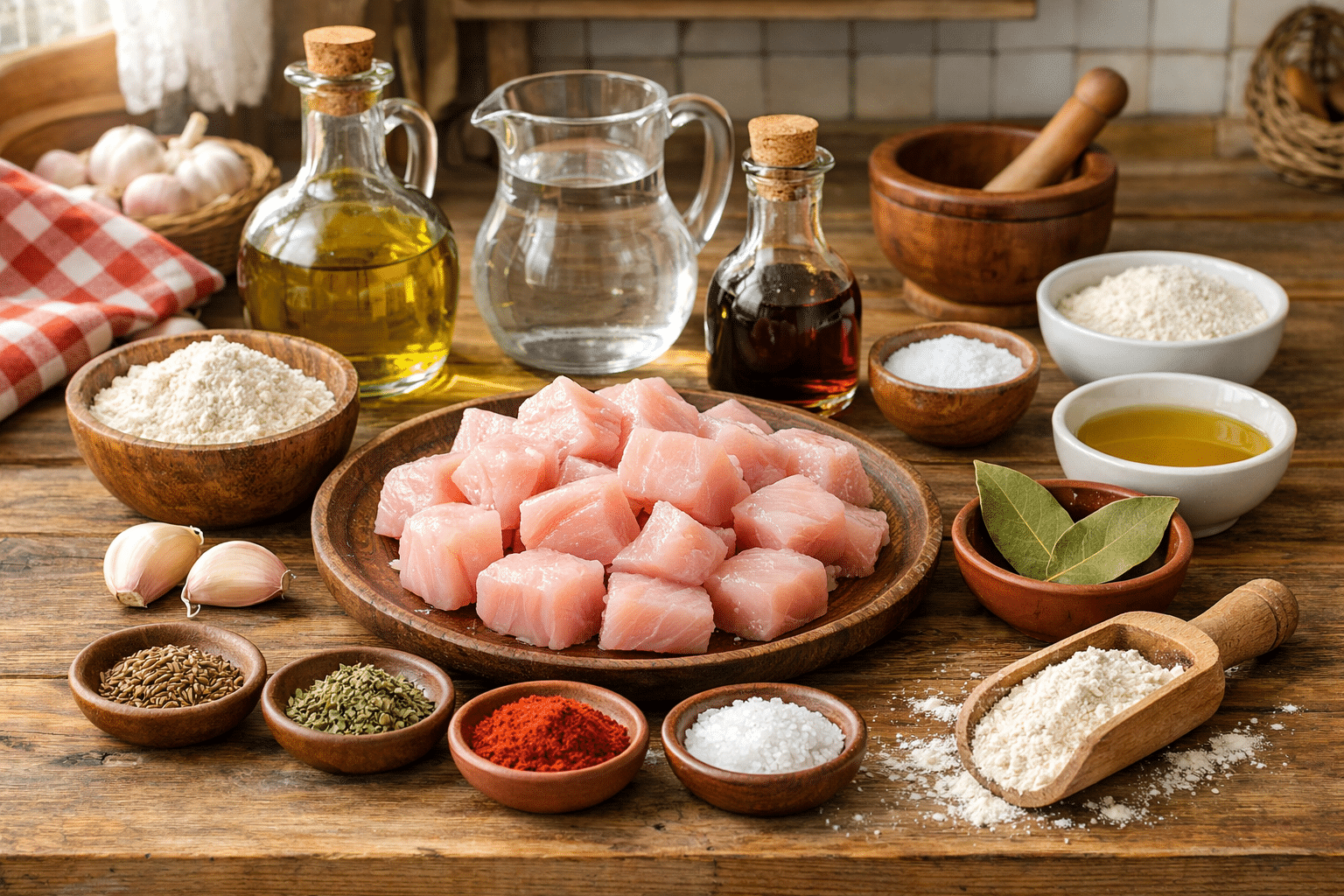 Cazón en Adobo ingredientes para el cazon en adobo