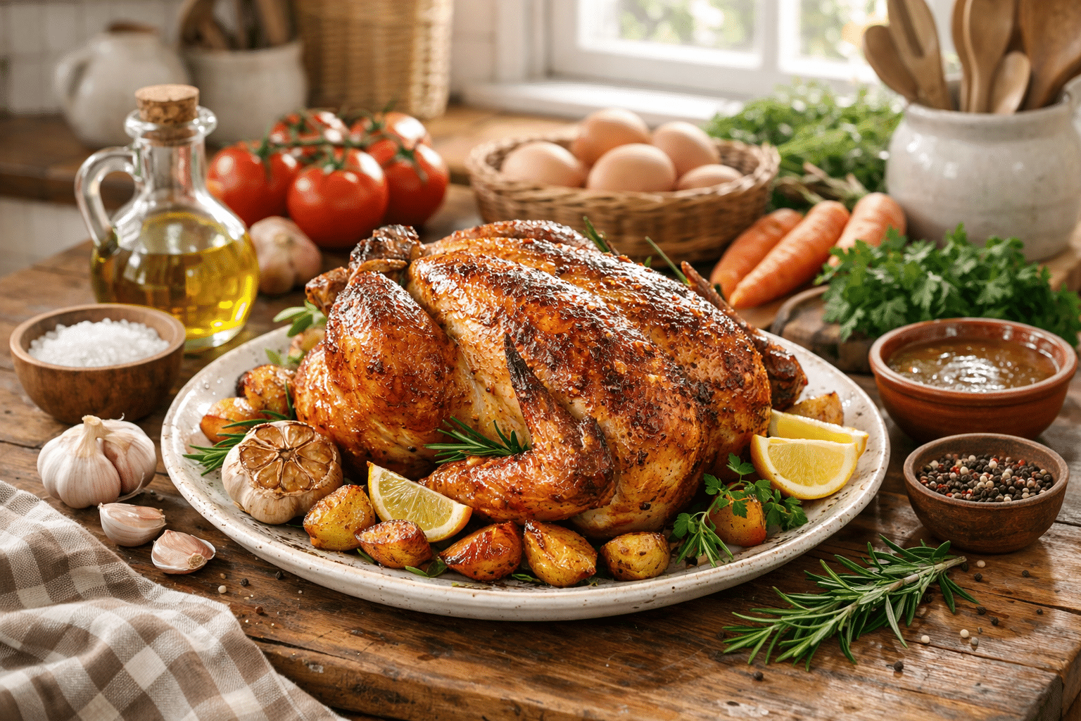 Cómo Preparar los mejores pollos Asados pollo asado