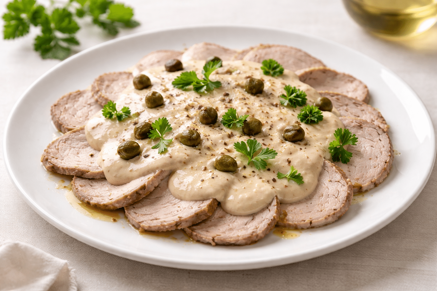 Receta de Vitello Tonnato Vitello Tonnato receta italiana tradicional