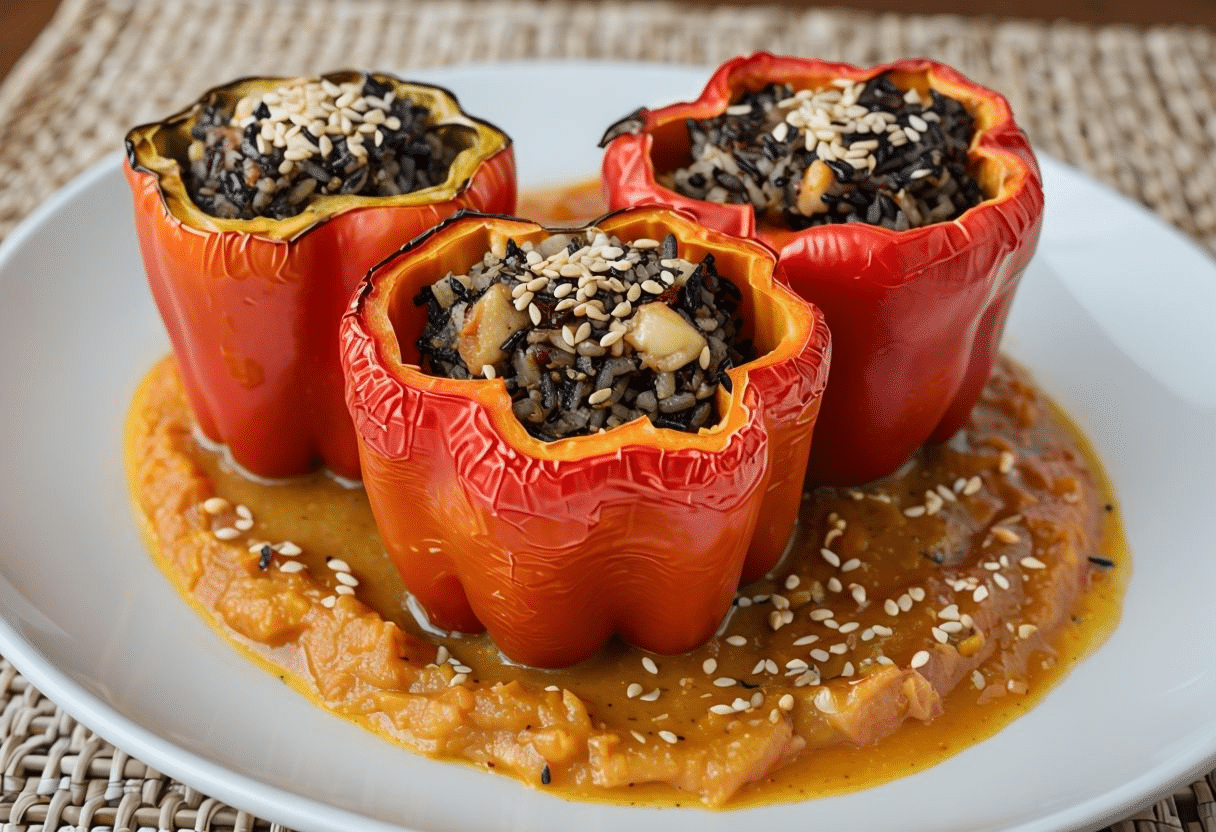 Pimientos del Piquillo Rellenos de Morcilla y Manzana Pimientos del Piquillo Rellenos de Morcilla y Manzana