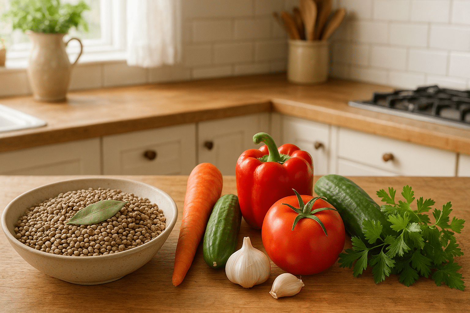 Ensalada Lentejas Arguiñano Ingredientes para la ensalada de lentejas Arguiñano
