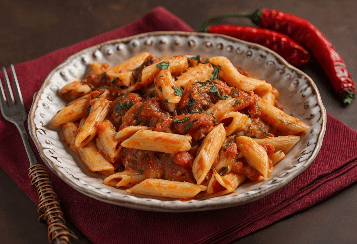 Penne all’Arrabbiata Penne all’Arrabbiata