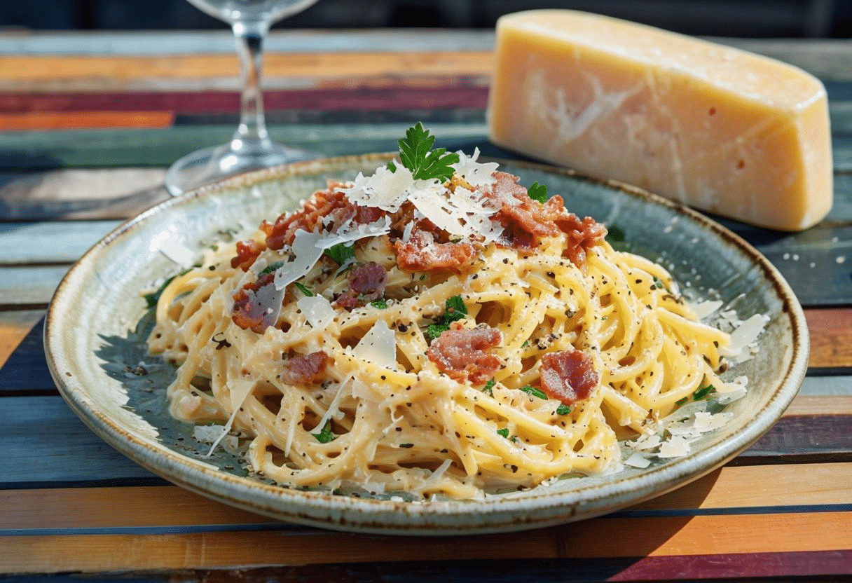 Espaguetis a la Carbonara Espaguetis a la Carbonara