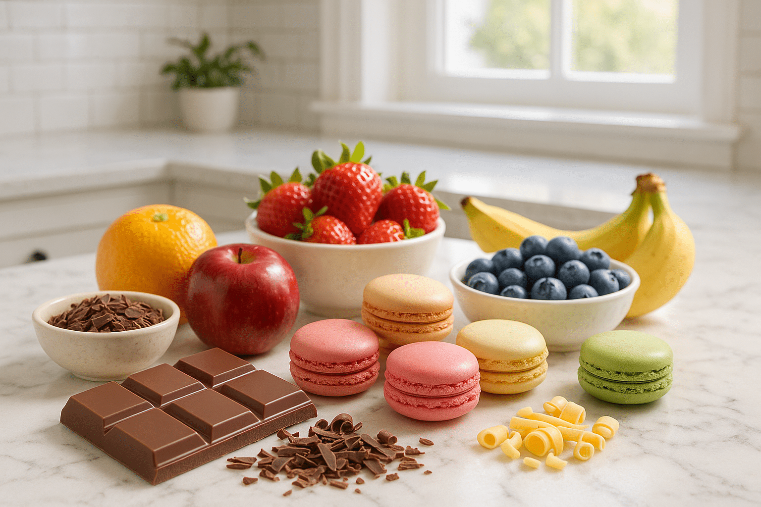 Ingredientes para preparar Tarta Drip cake Ingredientes para preparar Tarta Drip cake