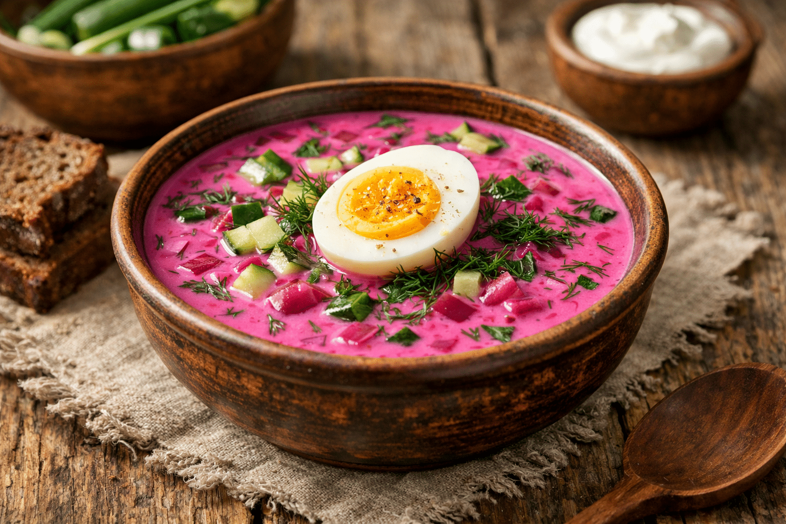 Receta de Saltibarsciai šaltibarščiai sopa lituana