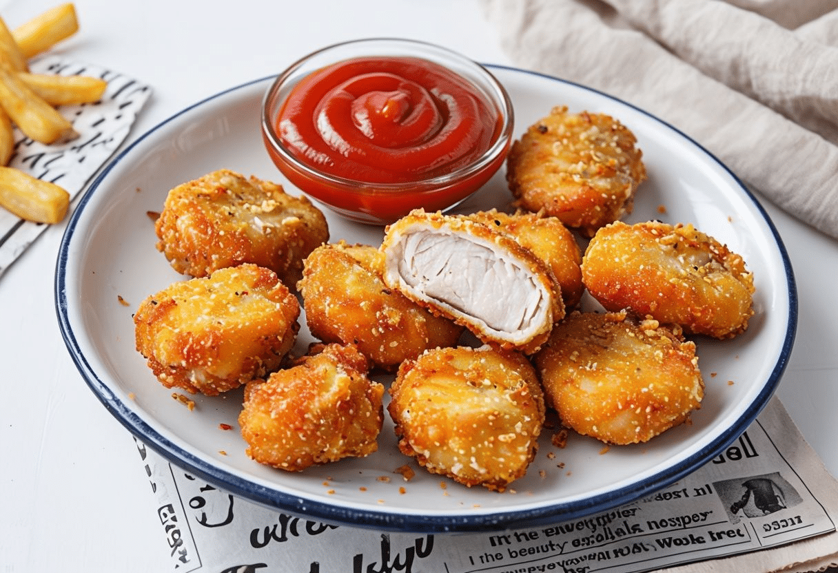 Nuggets caseros de pollo Nuggets caseros de pollo