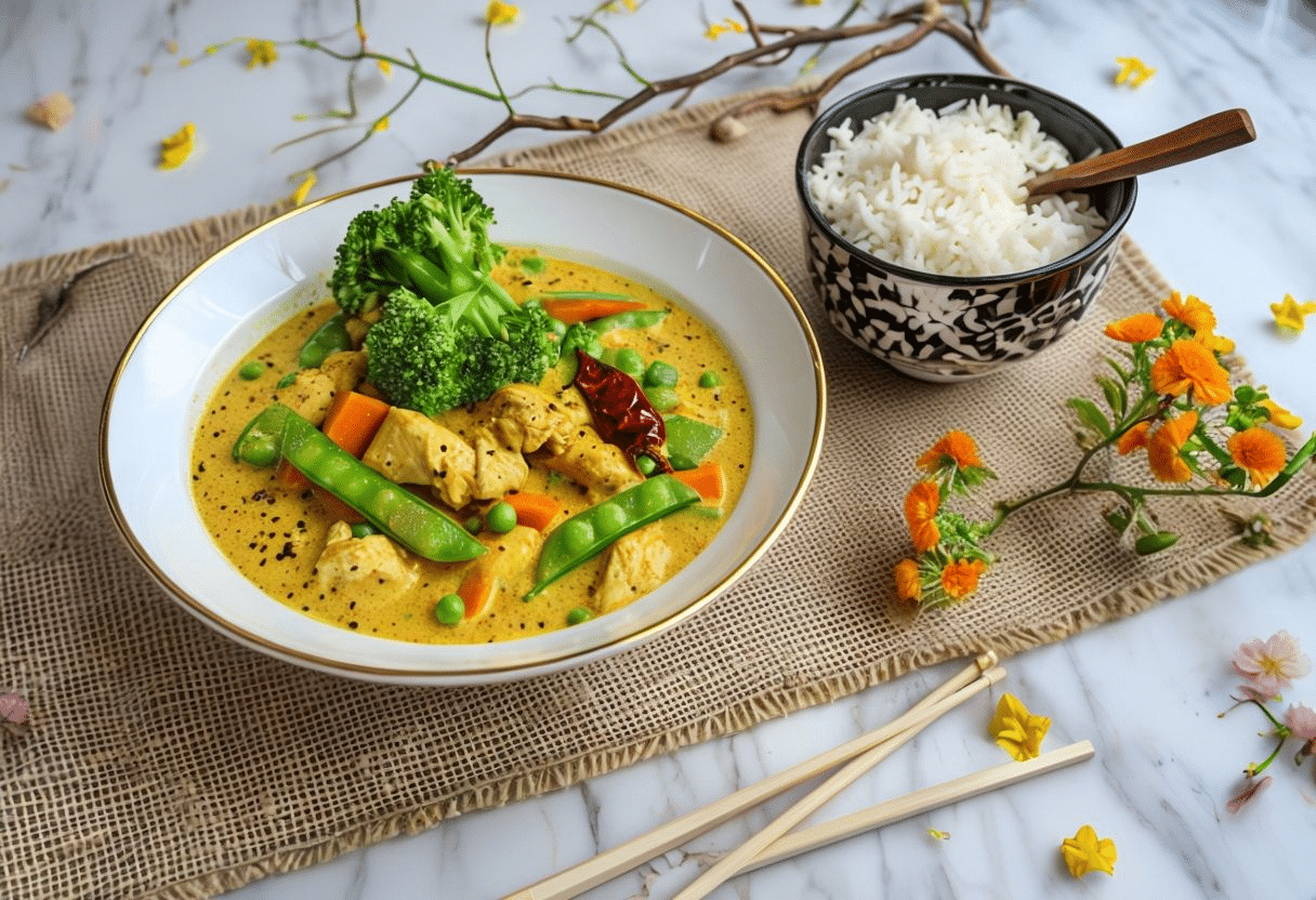 Recetas Fáciles con Pollo Pollo al curry exprés