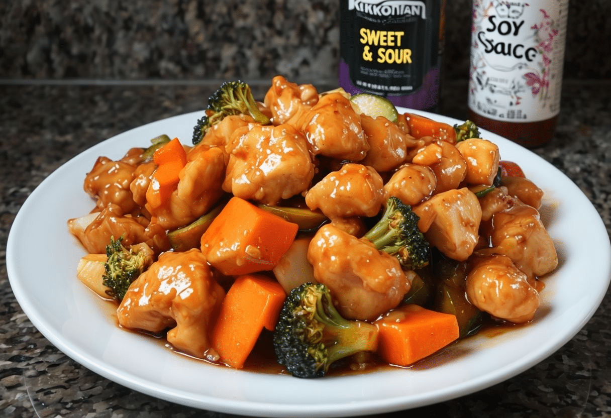 Recetas Fáciles con Pollo Pollo estilo oriental con verduras