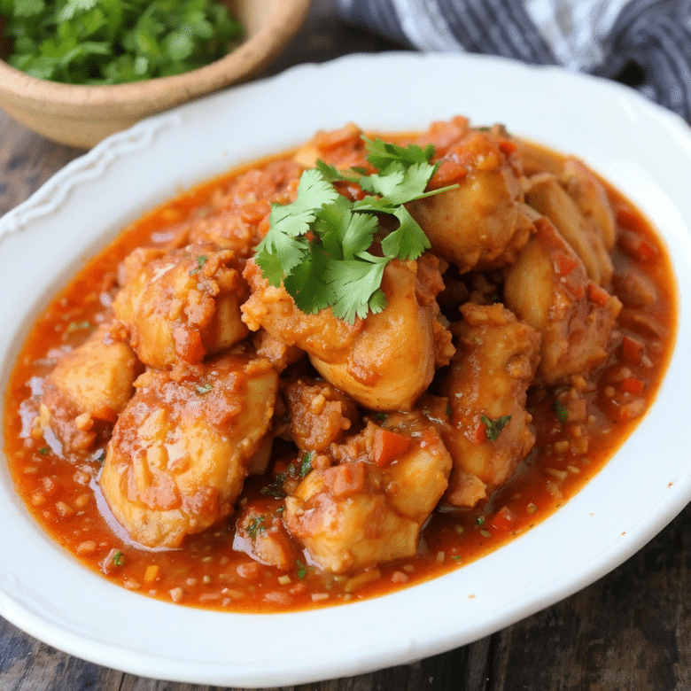 muslos de pollo en salsa receta de la abuela