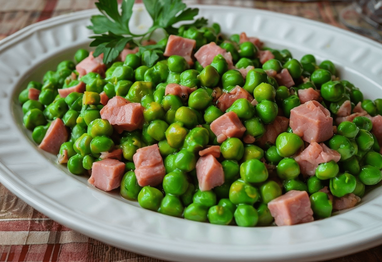 Guisantes a la hierbabuena Guisantes a la hierbabuena