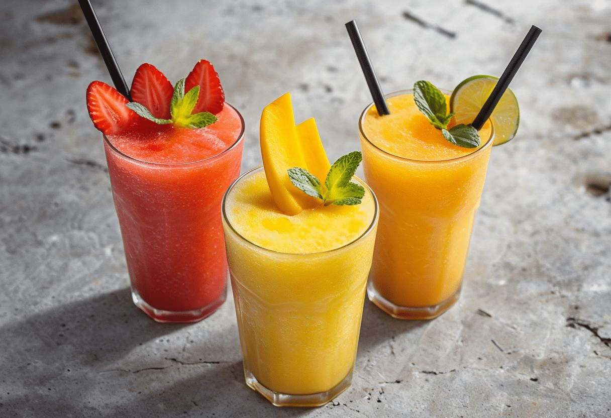 Batido de frutas tropicales Batido de frutas tropicales