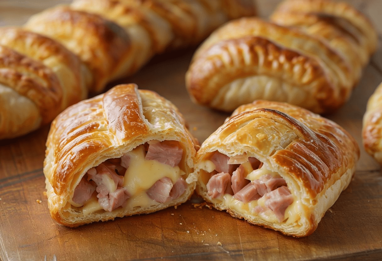 Empanadillas de jamón y queso Empanadillas de jamón y queso