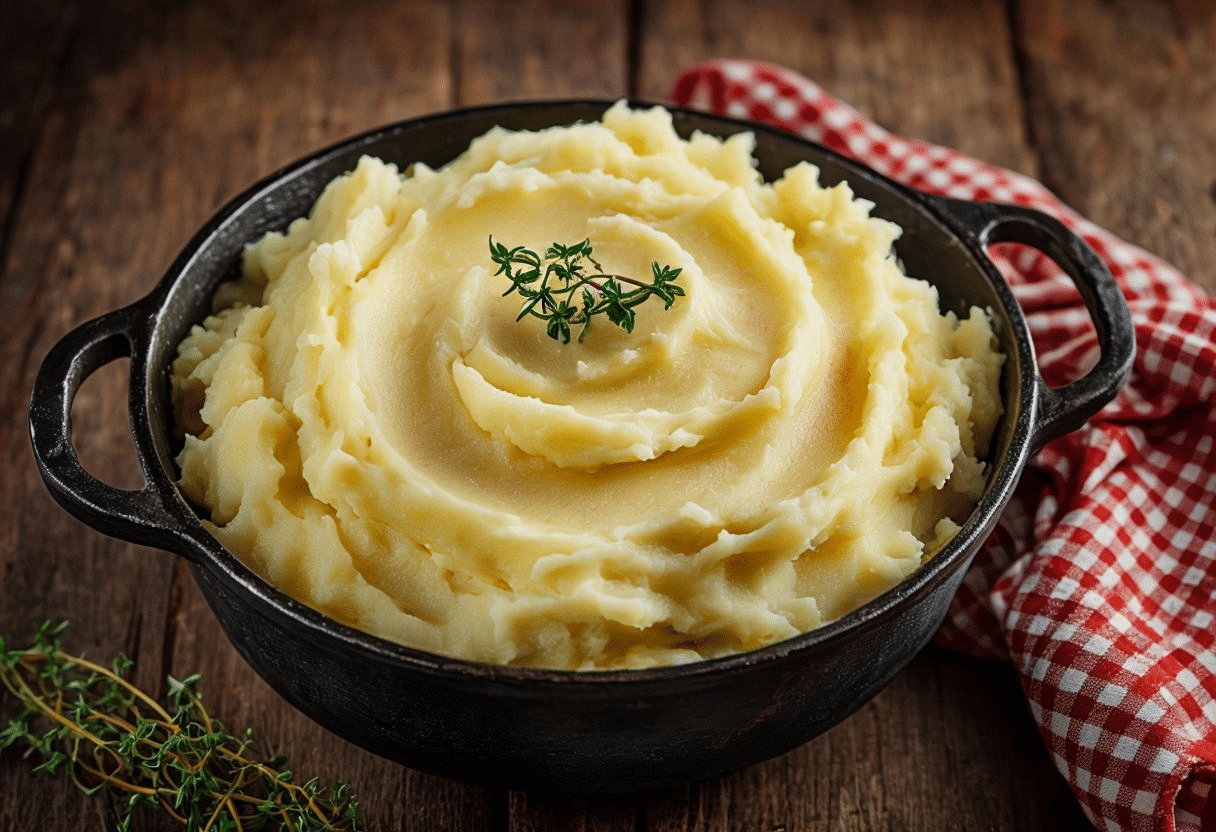 Puré de Papas con Hierbas Aromáticas Puré de Papas con Hierbas Aromáticas