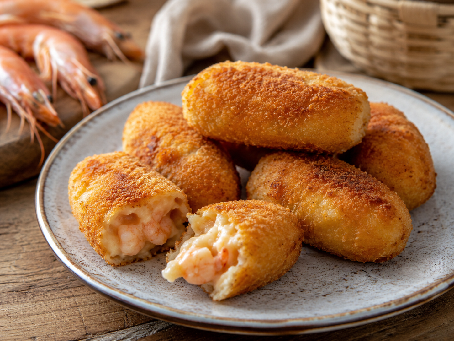 Receta de croquetas de gambas croquetas de gambas