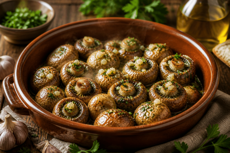 Champiñones al Horno champiñones al horno