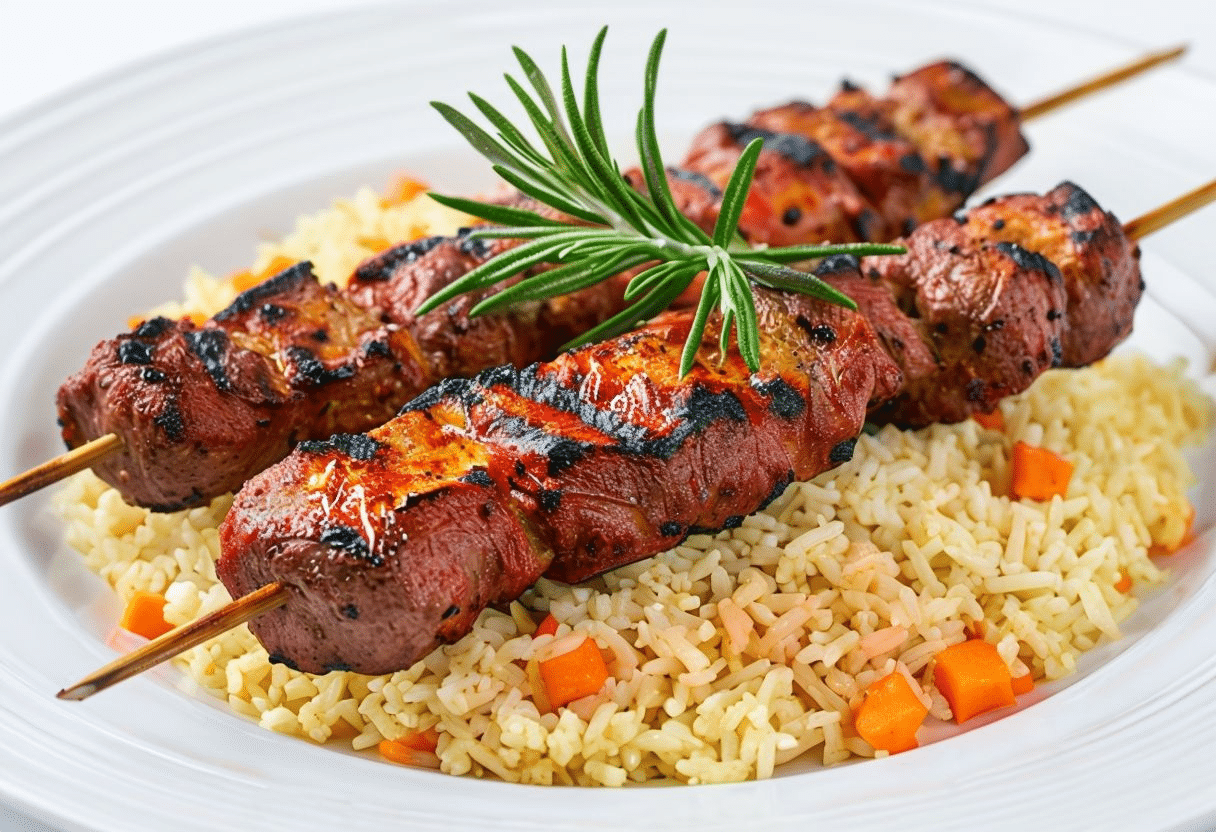 Receta de Pinchos Morunos Receta de Pinchos Morunos