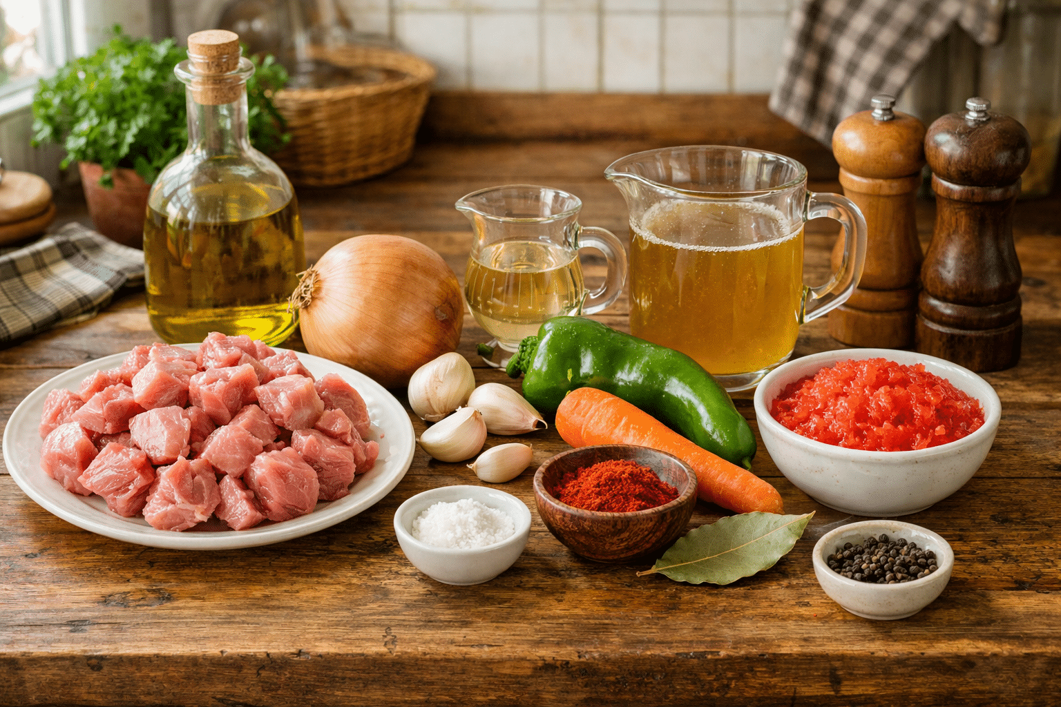 Magro de Cerdo en Salsa de la Abuela Ingredientes para el magro de cerdo en salsa de la abuela