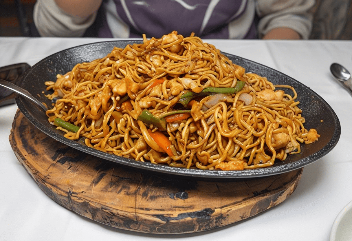 Tallarines a la Plancha Tallarines a la Plancha