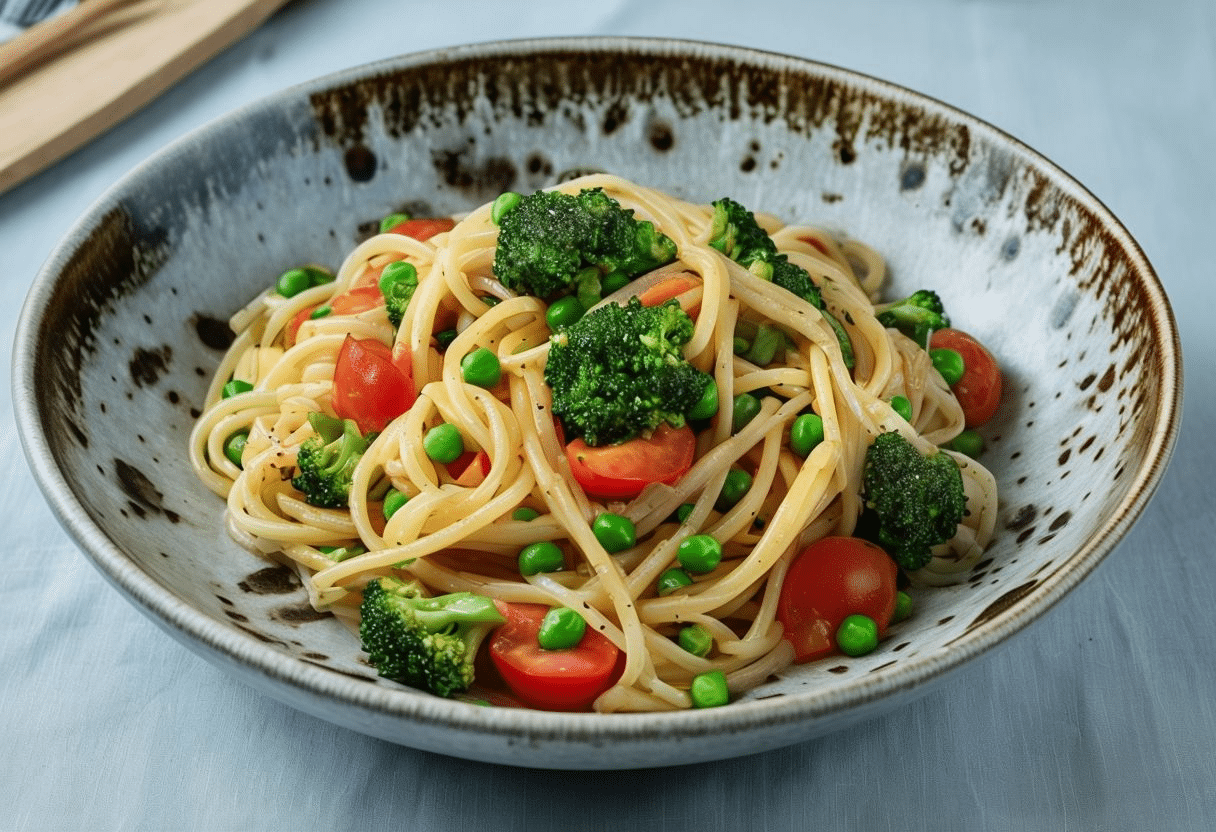 Pasta Integral con Verduras Pasta Integral con Verduras