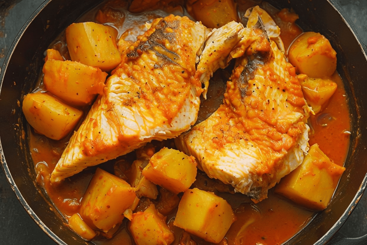 Bonito con Tomate y Patatas Bonito con Tomate y Patatas