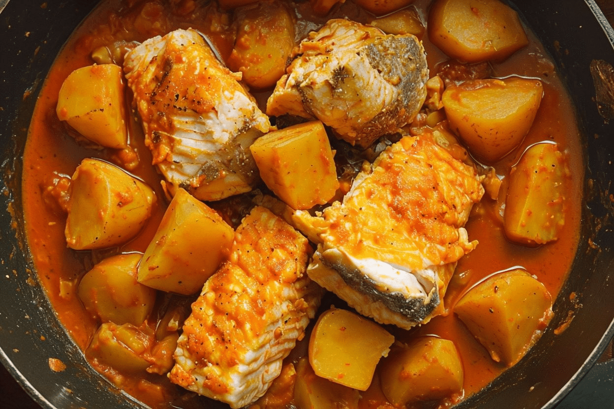 Bonito con Tomate y Patatas Bonito con Tomate y Patatas