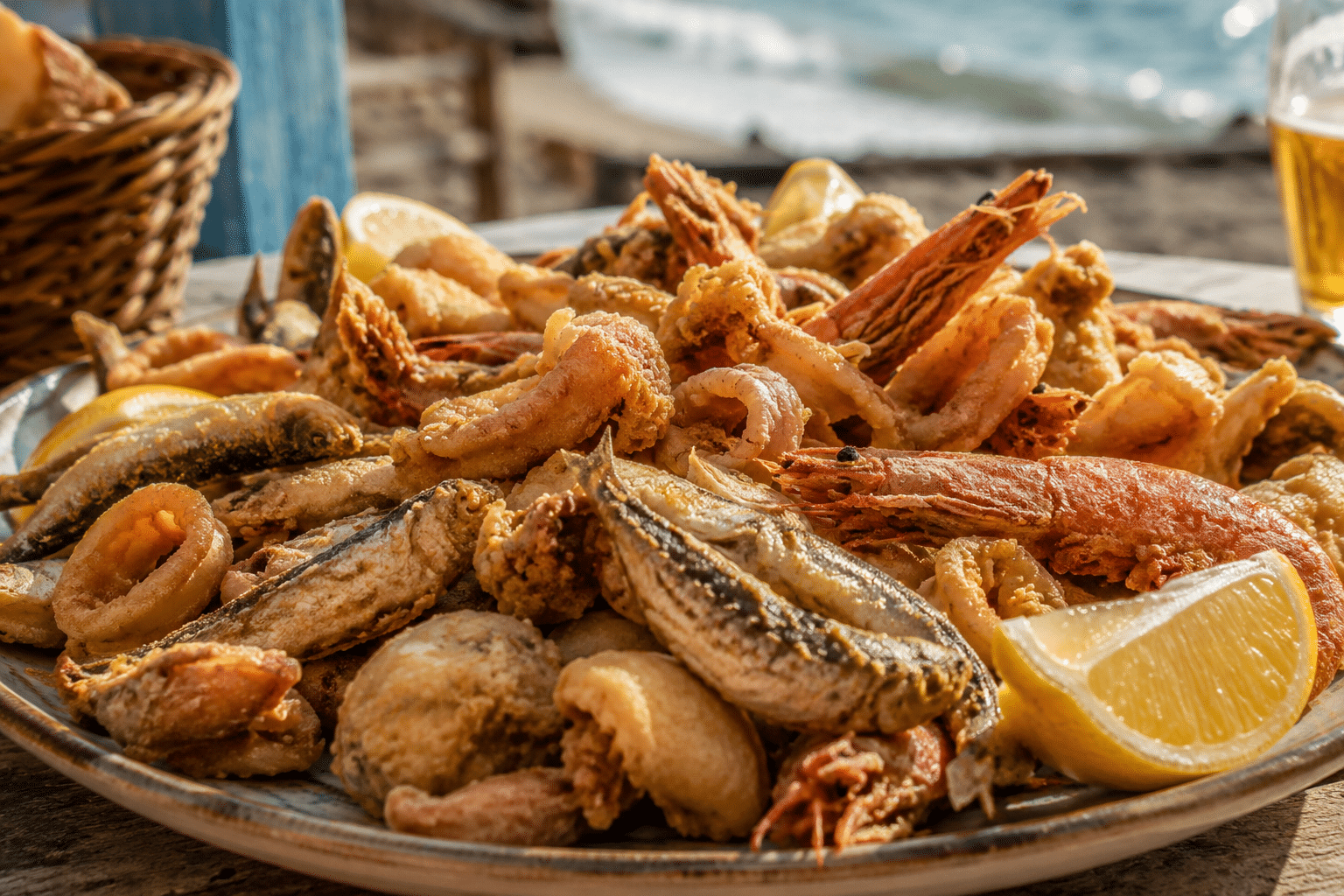 Fritura Malagueña Fritura Malagueña receta casera paso a paso