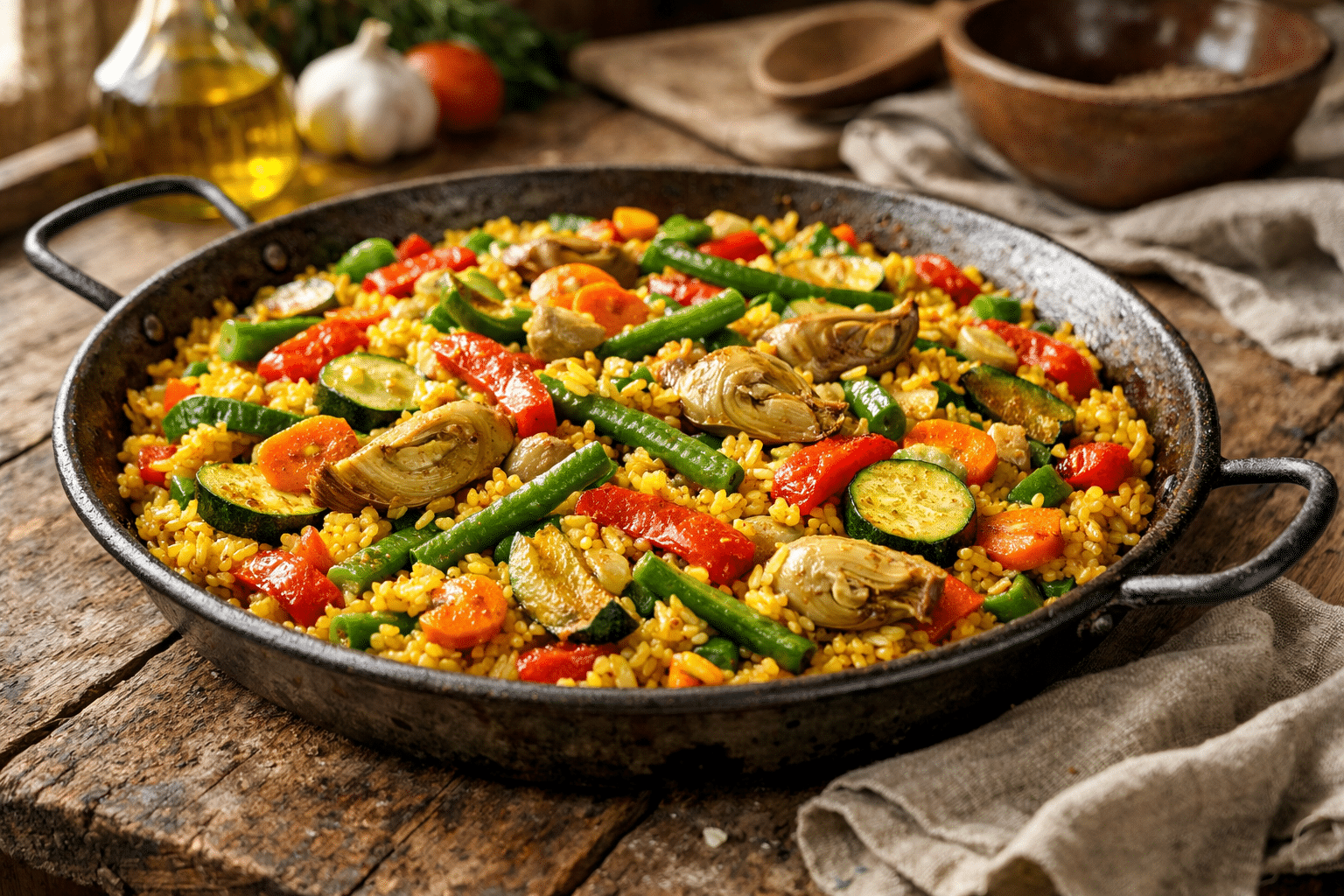 Paella de Verduras paella de verduras